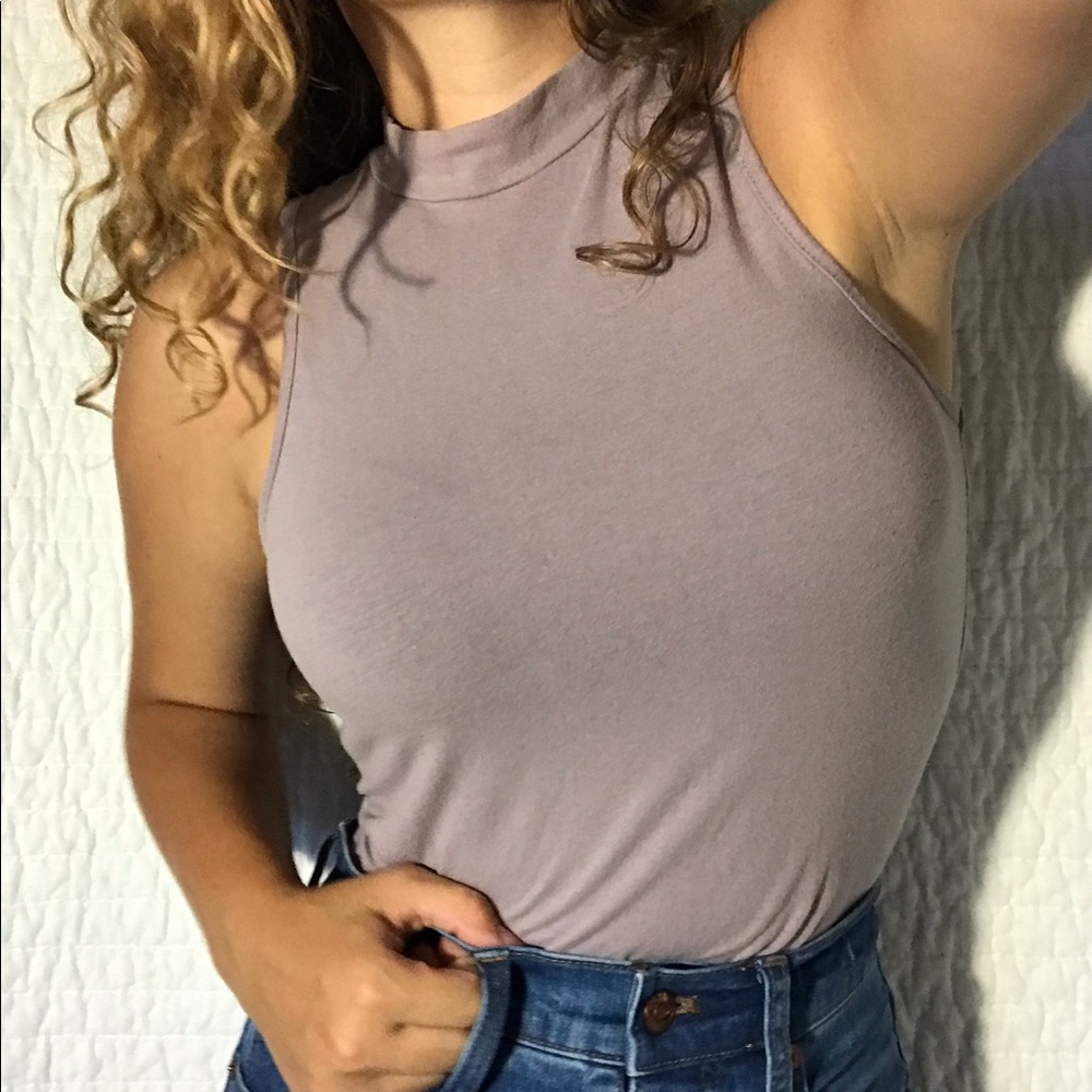 SALE💛Mauve high neck tank top
